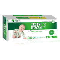 【苏宁自营】吉氏（DRESS）零感薄干爽婴儿纸尿裤/尿不湿 大号L50（9-14kg）