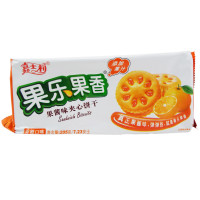 嘉士利 果乐果香 205g （香橙味） 果酱味夹心饼干 休闲零食