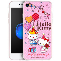 优加 iPhone7/7 plus苹果7/7plus手机壳/手机套/保护壳/保护套Hello Kitty卡通硅胶防摔软壳 4.7英寸凯蒂猫气球款