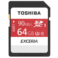 东芝（TOSHIBA）SD卡 64GB 90MB/s相机存储卡（THN-N302R0640C4）