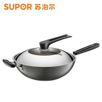 苏泊尔（SUPOR）臻晶不粘少油烟炒锅.可立盖EC32YP02