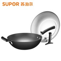 苏泊尔（SUPOR）臻铁真不锈铸铁炒锅.可立盖EC32ZF01