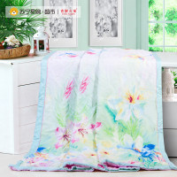 吉祥三宝薄荷香型夏被—花之缘 2.0*2.3m 花色 纤维 被子 夏凉被 花色 2.0*2.3m