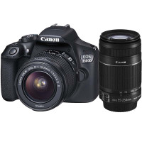 佳能(Canon) EOS 1300D（18-55mm+55-250mm） 双镜头套装