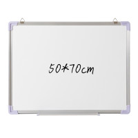 齐富(QIFU)A5070单面磁性白板 50*70cm 挂式白板 教学办公写字板 办公室白板 家用儿童练习涂鸦画板