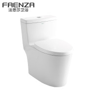 法恩莎(FAENZA) 马桶 FB16127大力神静音冲水抽水坐便器 坐厕虹吸式座便 白色 300MM（赠全套原厂配件）