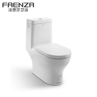 法恩莎(FAENZA)马桶座便器FB1668缓降盖板虹吸式特价普通座便器 赠全套原厂配件 300MM坑距