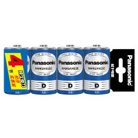 松下（Panasonic）碳性大号1号D型干电池4粒装 适用于热水器煤气燃气灶手电筒 照相机 玩具遥控器R20NU/4S