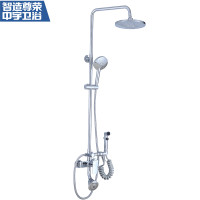 (JOYOU)[妇洗喷枪]精铜龙头淋浴器浴室增压淋浴花洒套装喷枪妇洗花洒 WJY04865(带喷枪亮面花洒 WJY04866喷枪带儿童淋浴器