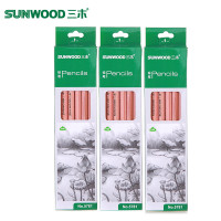 三木(SUNWOOD)5781 12支/盒 3盒 HB六角杆铅笔 学生文具 HB铅笔