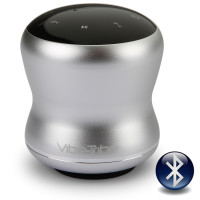 Vibe-Tribe Mamba 意大利进口 3D音效360度立体声共振技术 蓝牙共振音箱（银）