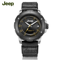 吉普(Jeep)手表 男士牧马人帆布带男表官方正品军表吉普防水石英表JPW650 JPW65002