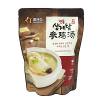 乐采优品 爱味弘韩国传统参鸡汤1kg 整鸡加热即食