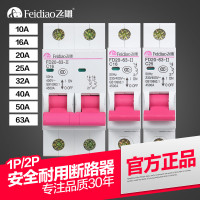 飞雕（FEIDIAO)空气开关 家用小型断路器/空开2P两级20a 电源空开 2P -C20