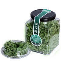 买1送1 陌上花开干薄荷叶茶新鲜薄荷茶叶 清凉茶 花草茶泡茶30g/罐