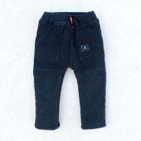 安笛贝乐童装男女童黑色三层加棉加厚幼童可开裆纯棉裤深蓝色加绒高腰保暖裤70-100cm 黑色 110号（适合身高85-90cm）