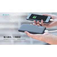 DEVIA博美系列超薄移动电源10000mAh（黑色）