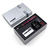 凌美(LAMY)恒星AL-star系列钢笔商务墨水套装紫红F尖 紫红