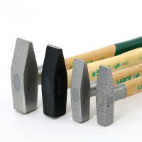 世达工具 木小锤子 小榔头钳工锤电焊工铁锤钣金整形锤尖头锤 92401