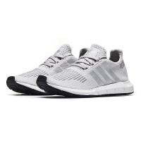 adidas阿迪达斯三叶草运动鞋女鞋休闲鞋SWIFT RUN运动鞋CG4145 灰色 36码