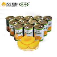 徽砀黄桃罐头425g*12罐