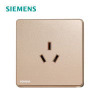 西门子(SIEMENS)开关插座 睿致玫瑰金系列16A三孔空调插座5UB81433NC04 玫瑰金 16A三孔