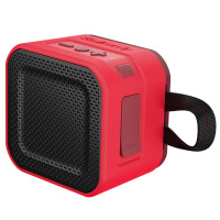 骷髅头（Skullcandy）BARRICADE MINI S7PBW-J584迷你便携蓝牙防水音箱音响 红黑色