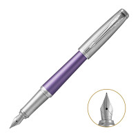 派克PARKER 新品都市醇香之旅墨水笔 学生商务办公文具用品 可吸墨可替换墨囊0.5mm金属不锈钢F笔尖 都市醇香之旅墨水笔
