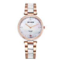 YO-WATCH 珍爱系列智能手表P4084L白色钢带款