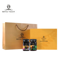 皇家维乐碧三叶草蜂蜜500g+百花蜂蜜500g 送礼盒