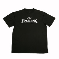 斯伯丁Spalding篮球运动服舒适透气大码短袖T恤男20017-01黑色 黑色20017-01 XL