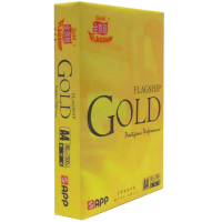 APP金旗舰超质感Gold FLAGSHIP 70g A4复印纸 打印白纸 办公用纸 纯木浆 试卷纸 书写纸 5包装