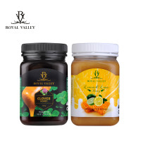 皇家维乐碧三叶草蜂蜜500g+柠檬蜂蜜500g 送礼盒