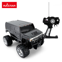 星辉(Rastar)悍马H2 SUV 1:14充电遥控车男孩儿童仿真遥控汽车模型玩具车28800黑色