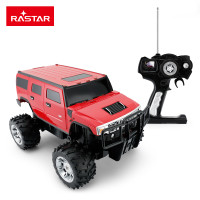 星辉(Rastar)悍马H2 SUV 1:14充电遥控车男孩儿童仿真遥控汽车模型玩具车28800红色