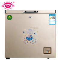 尊贵 (ZUNGUI)BC/BD-181 181升 全铜管蒸发器商用单温冰柜大容积卧式双门冰柜冷藏冷冻转换冷柜金色