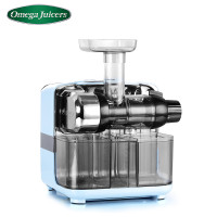 欧美爵士（Omega Juicers）榨汁机CUBE302R原汁机面条机方形多功能料理机全自动慢速研磨机磨粉机 马卡龙蓝