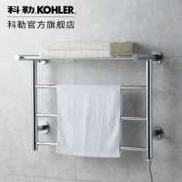 科勒KOHLER斯蒂尼豪华铜质加热浴巾架毛巾架卫浴五金浴室置物架 电加热型