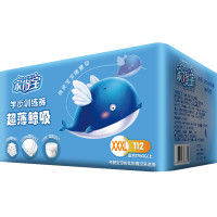 家得宝超薄鲸吸学步训练裤XXXL112片【彩箱】