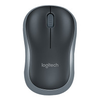 罗技(Logitech)M220无线静音鼠标光电笔记本苹果联想电脑 M186升级版（灰）