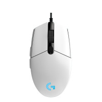 罗技(Logitech)G102二代 炫彩有线吃鸡电脑编程LOL守望先锋绝地求生 8000DPI RGB游戏鼠标 白色