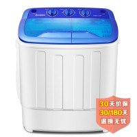 志高(CHIGO)XPB50-160S 5.0公斤半自动迷你洗衣机 白色 迷你洗衣机 宝宝专用。