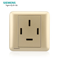 西门子(SIEMENS)开关插座 皓睿砂釉金系列一位25A三相四线电源插座5UB01553NC03 砂釉金 25A三相四线