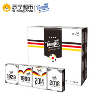 得宝(Tempo) 迷你世界杯纸手帕 4层*12包（天然无香）