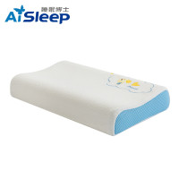 睡眠博士(AiSleep) 泰国乳胶枕芯儿童枕幼儿园小枕头青少年学生枕单人枕头一只装春季;夏季;秋季;冬季可用 天蓝色 50*30*7/9cm