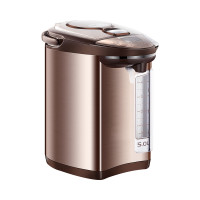 美的（Midea）PF704C-50G电热水瓶 5L家用保温304不锈钢电水瓶 泡奶冲茶电热水壶 多段温控电水壶