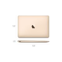 苹果(Apple)MacBook 12英寸 2017新款 笔记本电脑 M3低配 金色MRQN2 1.2/8GB+256G