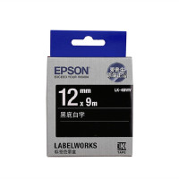 爱普生(EPSON) 黑底白字原装色带 LK-4BWV (单位：根)