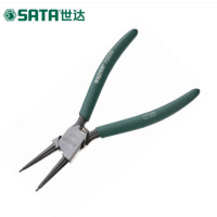 世达（SATA） 德式穴用直口卡簧钳子(内卡簧) 9寸 72033