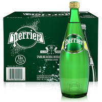 巴黎水Perrier 原味（玻璃瓶）/箱 750ML*12瓶